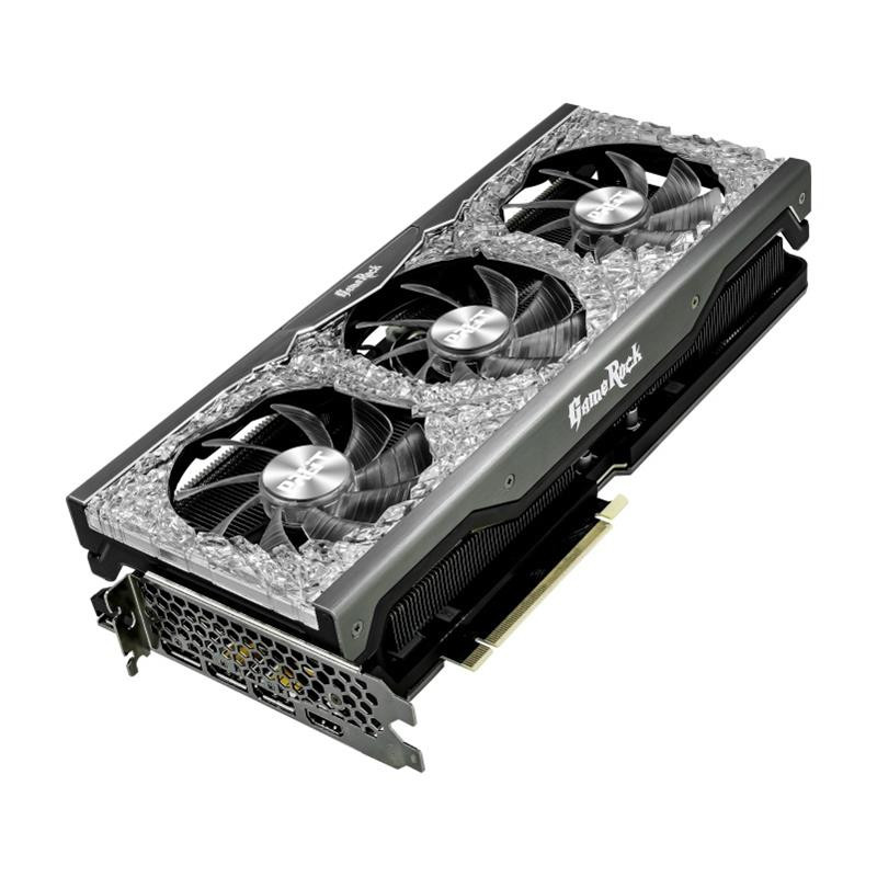 Відеокарта GF RTX 3080 10GB GDDR6X GameRock V1 Palit (NED3080U19IA-1020G) (LHR)