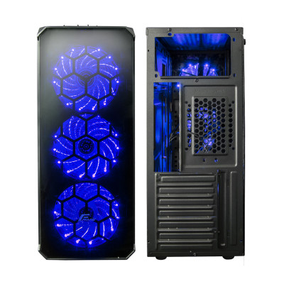Корпус Frime Fusion Blue LED USB 3.0 без БЖ (Fusion-U3-315BLF-WP)