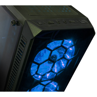 Корпус Frime Fusion Blue LED USB 3.0 без БЖ (Fusion-U3-315BLF-WP)