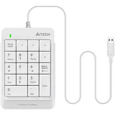 Цифровий клавiатурний блок A4Tech FK13P White