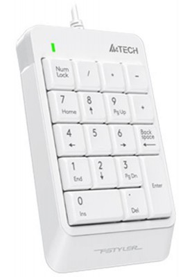 Цифровий клавiатурный блок A4Tech FK13P White