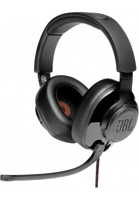 Гарнiтура JBL Quantum 200 Black (JBLQUANTUM200BLK)