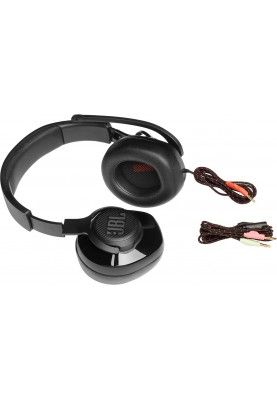 Гарнiтура JBL Quantum 200 Black (JBLQUANTUM200BLK)