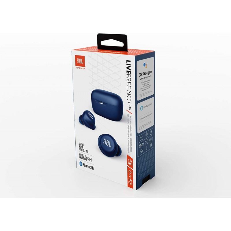 Bluetooth-гарнитура JBL Live Free NC+ TWS Blue (JBLLIVEFRNCPTWSU_EU)