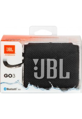 Акустична система JBL GO 3 Black (JBLGO3BLK)