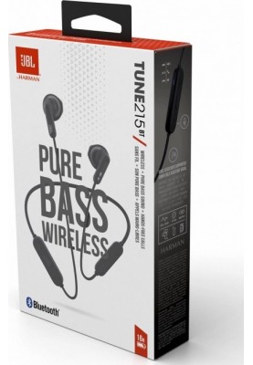 Bluetooth-гарнітура JBL Tune T215BT Black (JBLT215BTBLK)