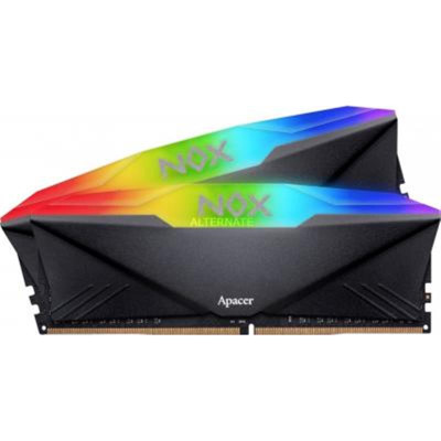 Модуль пам`ятi DDR4 2x16GB/3600 Apacer NOX RGB Black (AH4U32G36C25YNBAA-2)