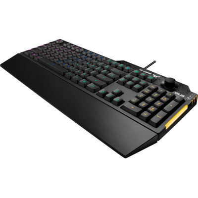 Клавіатура Asus TUF Gaming K1 USB Black UKR (90MP01X0-BKMA00) Клавіатура Asus TUF Gaming K1 USB Black UKR (90MP01X0-BKMA00)
