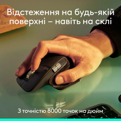 Миша бездротова Logitech MX Master 3S Performance BE Graphite (910-007501) Миша бездротова Logitech MX Master 3S Performance BE Graphite (910-007501)