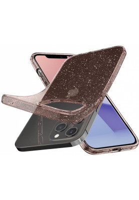 Чохол-накладка Spigen Liquid Crystal Glitter для Apple iPhone 12/12 Pro Rose Quartz (ACS01699)