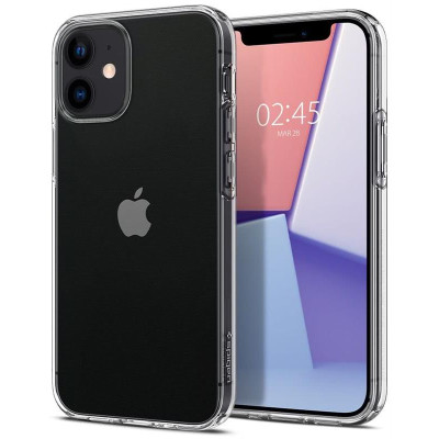Чохол-накладка Spigen Liquid Crystal для Apple iPhone 12 Mini Crystal Clear (ACS01740)