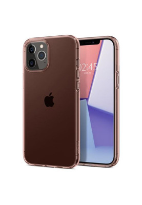 Чохол-накладка Spigen Crystal Flex для Apple iPhone 12/12 Pro Rose Crystal (ACS01518)