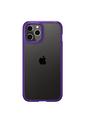 Чохол-накладка Spigen Crystal Hybrid для Apple iPhone 12 Pro Max Hydrangea Purple (ACS01478)