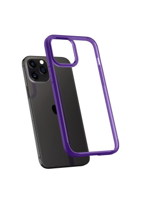 Чохол-накладка Spigen Crystal Hybrid для Apple iPhone 12 Pro Max Hydrangea Purple (ACS01478)