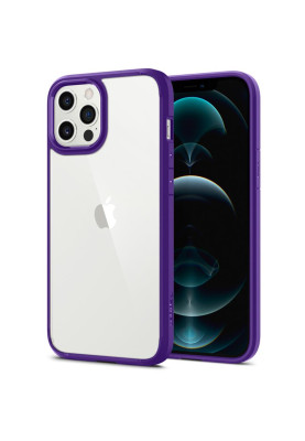 Чохол-накладка Spigen Crystal Hybrid для Apple iPhone 12 Pro Max Hydrangea Purple (ACS01478)