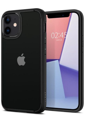 Чохол-накладка Spigen Crystal Hybrid для Apple iPhone 12 Mini Matte Black (ACS01543)