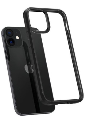 Чохол-накладка Spigen Crystal Hybrid для Apple iPhone 12 Mini Matte Black (ACS01543)