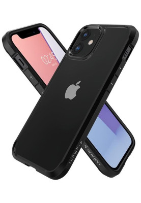 Чохол-накладка Spigen Crystal Hybrid для Apple iPhone 12 Mini Matte Black (ACS01543)
