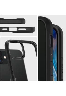 Чохол-накладка Spigen Crystal Hybrid для Apple iPhone 12 Mini Matte Black (ACS01543)