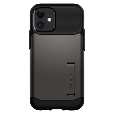 Чохол-накладка Spigen Slim Armor для Apple iPhone 12 Mini Gunmetal (ACS01546)