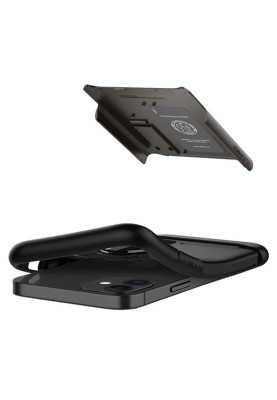 Чохол-накладка Spigen Slim Armor для Apple iPhone 12 Mini Gunmetal (ACS01546)