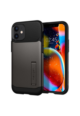 Чохол-накладка Spigen Slim Armor для Apple iPhone 12 Mini Gunmetal (ACS01546)