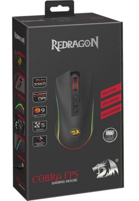 Мишка Defender Redragon Cobra FPS RGB (78284) Black USB