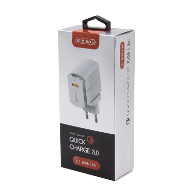 Мережевий зарядний пристрій Intaleo TCQ431 (1USBx3A) White (1283126481123)