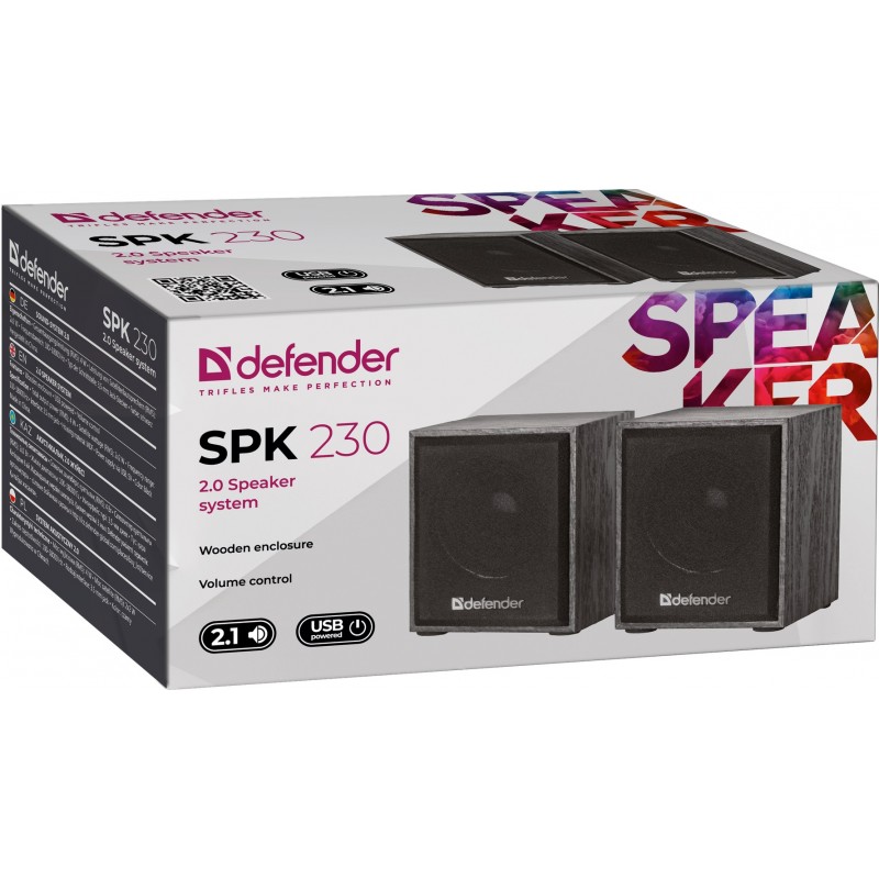 Акустична система Defender SPK 230 Black (65223)