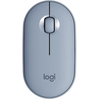Мишка бездротова Logitech Pebble M350 (910-005719) Blue Grey USB