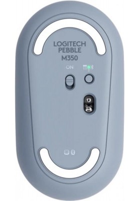 Мишка бездротова Logitech Pebble M350 (910-005719) Blue Grey USB