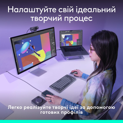 Консоль Logitech MX Creative Console Graphite (920-012931) Консоль Logitech MX Creative Console Graphite (920-012931)
