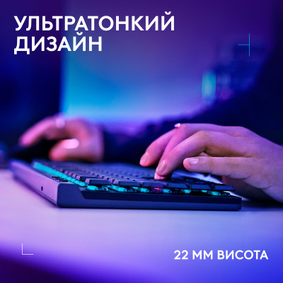 Клавiатура бездротова Logitech G515 Lightspeed TKL Wireless Black (920-014075) Клавiатура бездротова Logitech G515 Lightspeed TKL Wireless Black (920-014075)