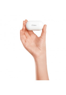 Bluetooth-гарнітура Ttec AirBeat Free True Wireless Headsets White (2KM133B)