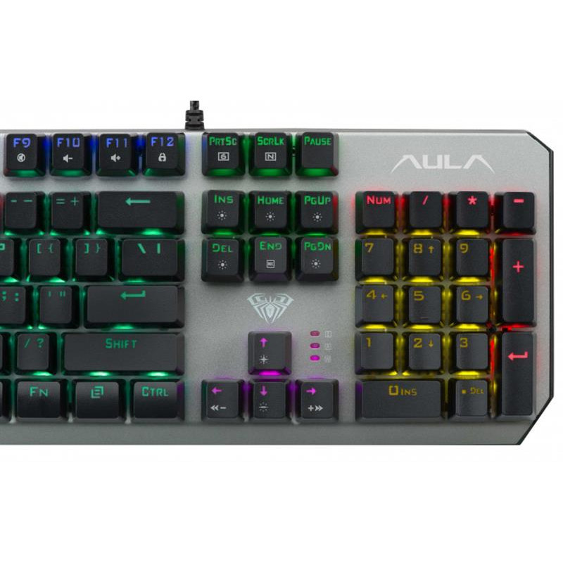 Клавіатура Aula Dawnguard Mechanical Wired Keyboard (6948391234533) Silver USB