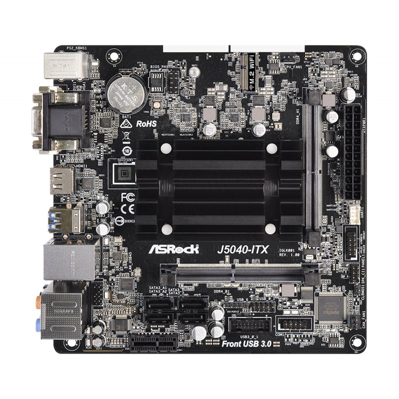 Материнська плата ASRock J5040-ITX Mini ITX