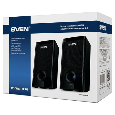Акустична система Sven 318 Black USB