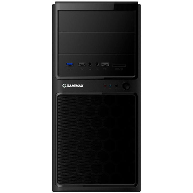 Корпус GameMax MT-306-NP-U3-CR Black без БЖ