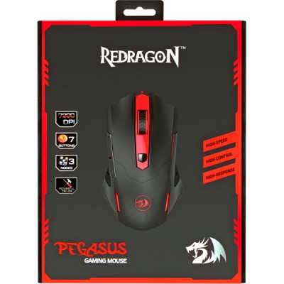 Мишка Defender Redragon Pegasus (74806) Black USB