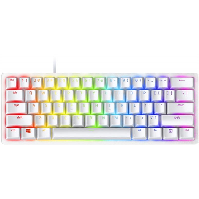 Клавіатура Razer Huntsman Mini Mercury Edition Purple Switch White (RZ03-03390300-R3M1) White USB