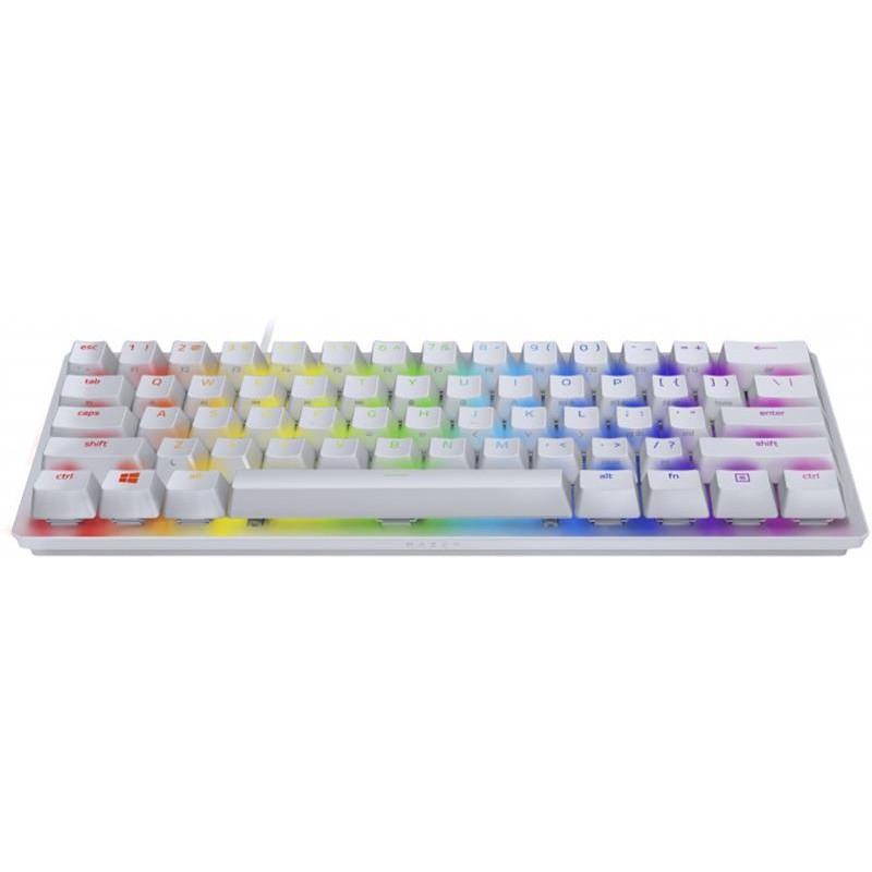 Клавіатура Razer Huntsman Mini Mercury Edition Purple Switch White (RZ03-03390300-R3M1) White USB