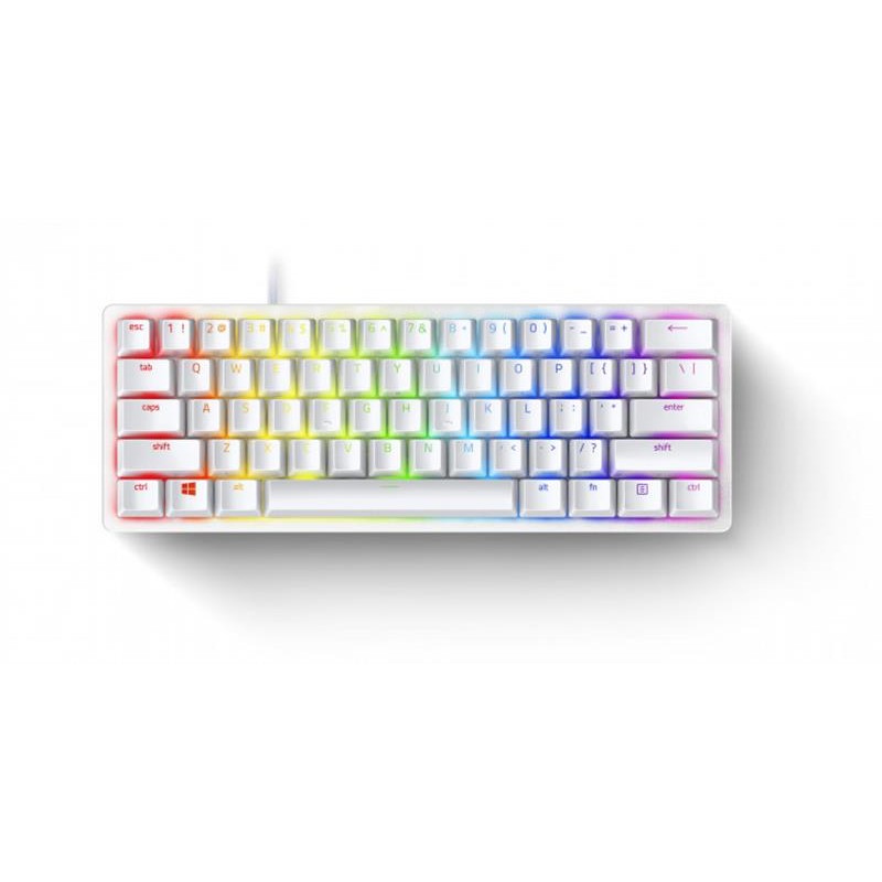 Клавіатура Razer Huntsman Mini Mercury Edition Purple Switch White (RZ03-03390300-R3M1) White USB