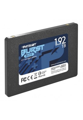 Накопичувач SSD 1.92TB Patriot Burst Elite 2.5" SATAIII TLC (PBE192TS25SSDR)