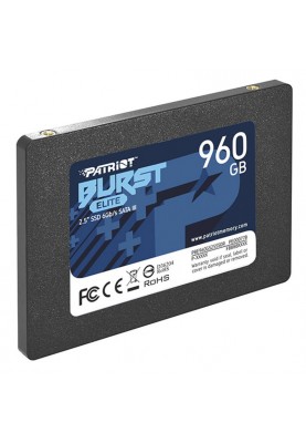 Накопичувач SSD  960GB Patriot Burst Elite 2.5" SATAIII TLC (PBE960GS25SSDR)