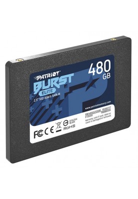 Накопичувач SSD  480GB Patriot Burst Elite 2.5" SATAIII TLC (PBE480GS25SSDR)