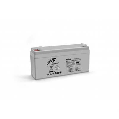 Акумуляторна батарея Ritar 6V 3.2AH Gray Case (RT632/02967) AGM