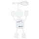 Концентратор USB2.0 Voltronic 4хUSB2.0 White (YT-HM4-W/02419), OEM