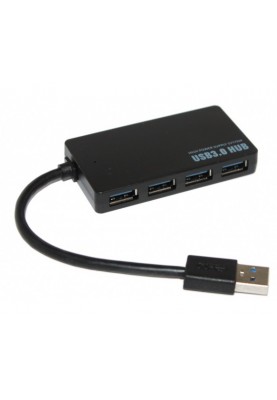 Концентратор USB3.0 Voltronic 4хUSB3.0 Black (YT-3HF4/2TB/08645), Blister