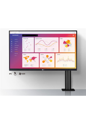 Монітор LG 27" 27QN880-B IPS Black