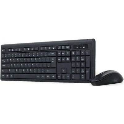 Комплект бездротовий (клавіатура, миша) Gembird KBS-WM-03-UA Black